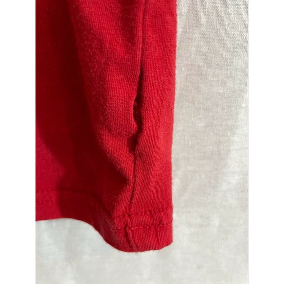 Nike Kids Baby T-Shirt Red Short Sleeves Round Neck Logo Size 7 - Picture 7 of 9
